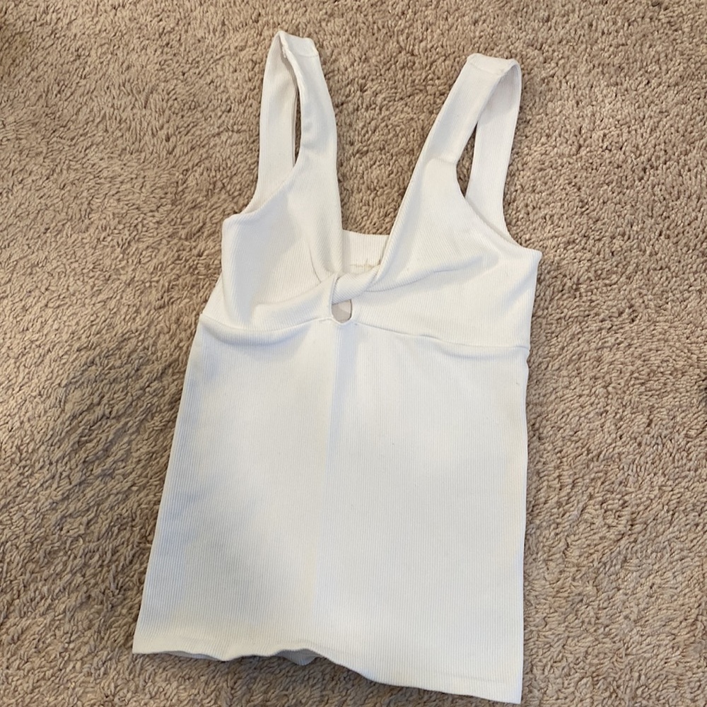 White free people intimately seamless tank